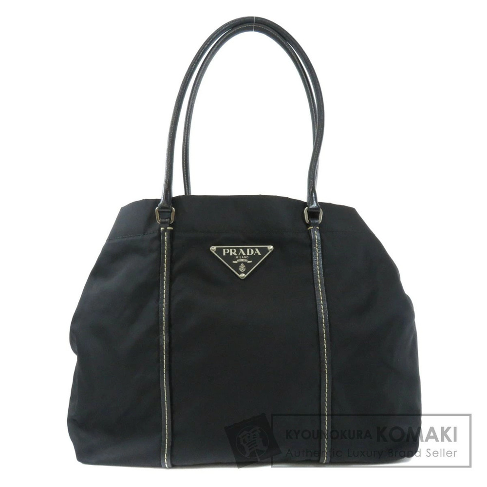 Prada Tessuto tote bag leather handles